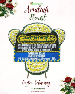 Papan Bunga Duka di Tondano Selatan