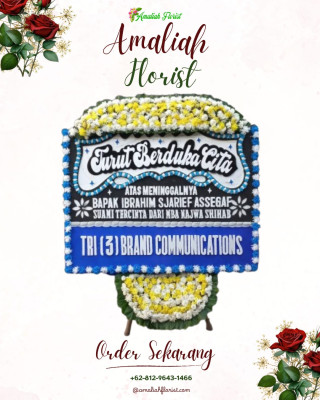 Papan Bunga Duka di Tondano Selatan