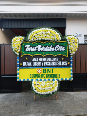 Papan Bunga Duka di Tondano Selatan