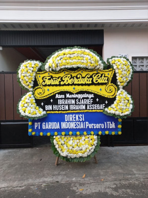 Papan Bunga Duka di Tondano Selatan