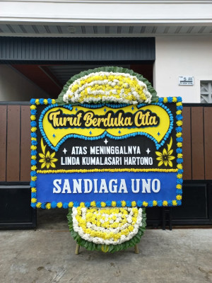 Papan Bunga Duka di Tondano Selatan